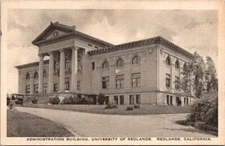 Postcard Administration Bldg University Of Redlands Redlands California 1948