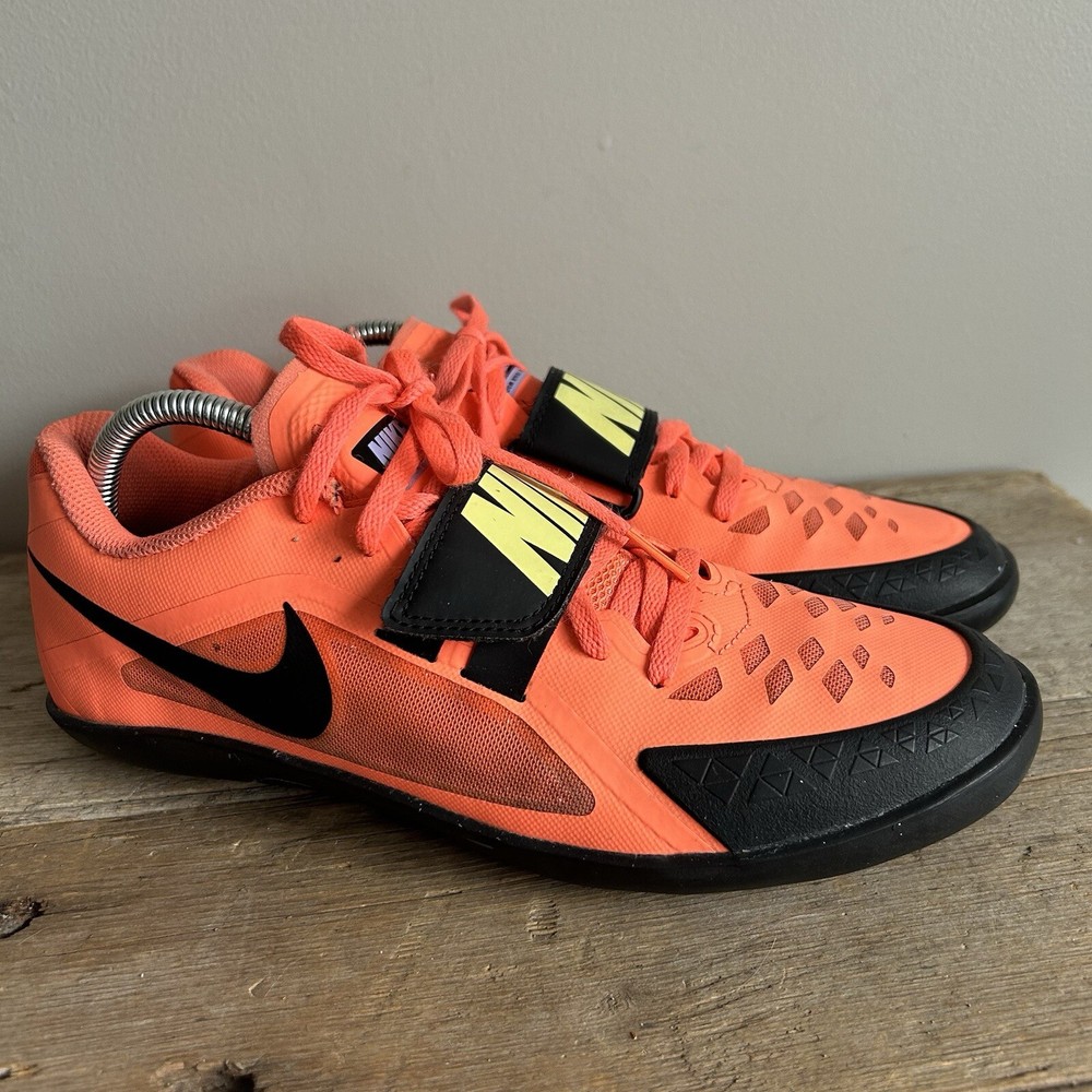 Nike Zoom Rival SD 2 Men's 9.5 Track Field Throw Shoes Bright Mango 685134-800