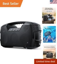 High-Quality 60W Peak Bluetooth Speaker with 32H Battery Life - Waterproof