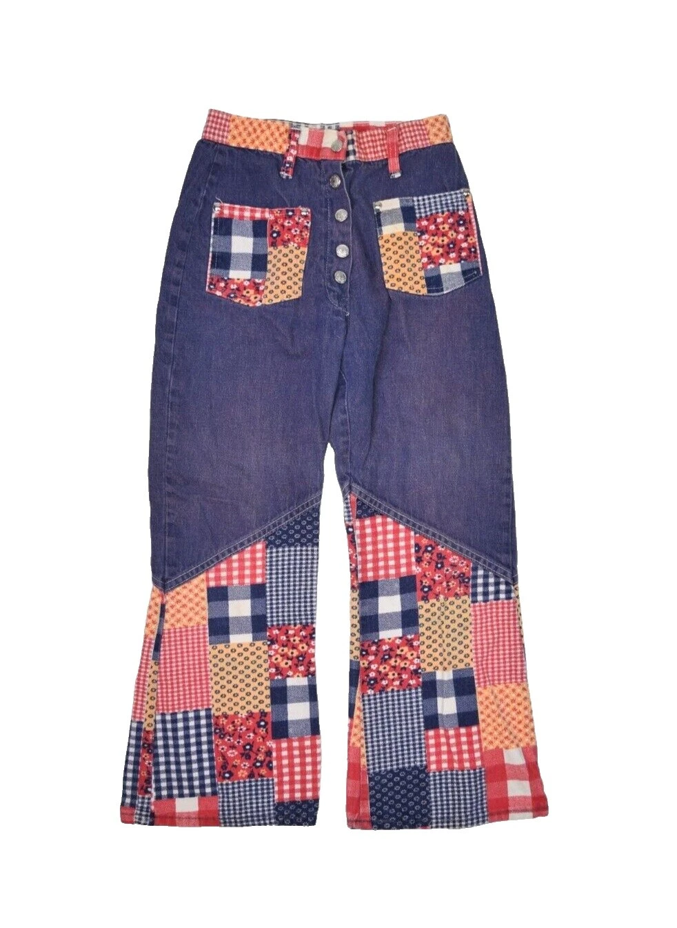 Mezcla de algodón Jeans Vintage Diario para De mujer