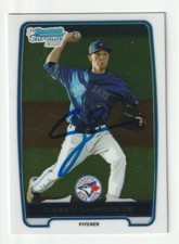 Casey Lawrence Signed 2012 Bowman Chrome Prospects Card #BCP54 Auto COA