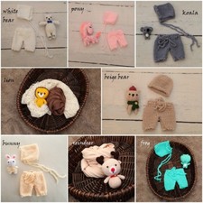 NEWBORN KNIT Set  PROP Bear Koala Pony Bunny FRIEND, newborn photo prop