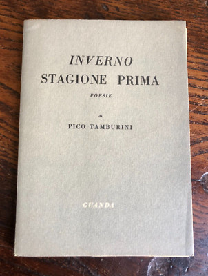 Tamburini P. Winter Season First. Modena Guanda. 1953. First Edition.