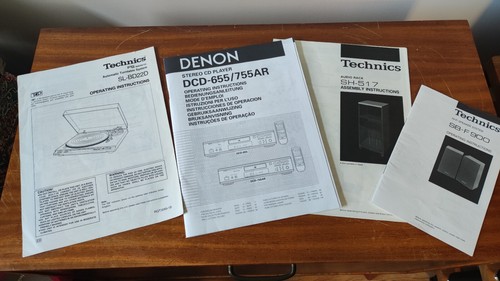 Job Lot 30 Vintage HiFi User Manuals Technics Sony Pioneer etc - Picture 2 of 6