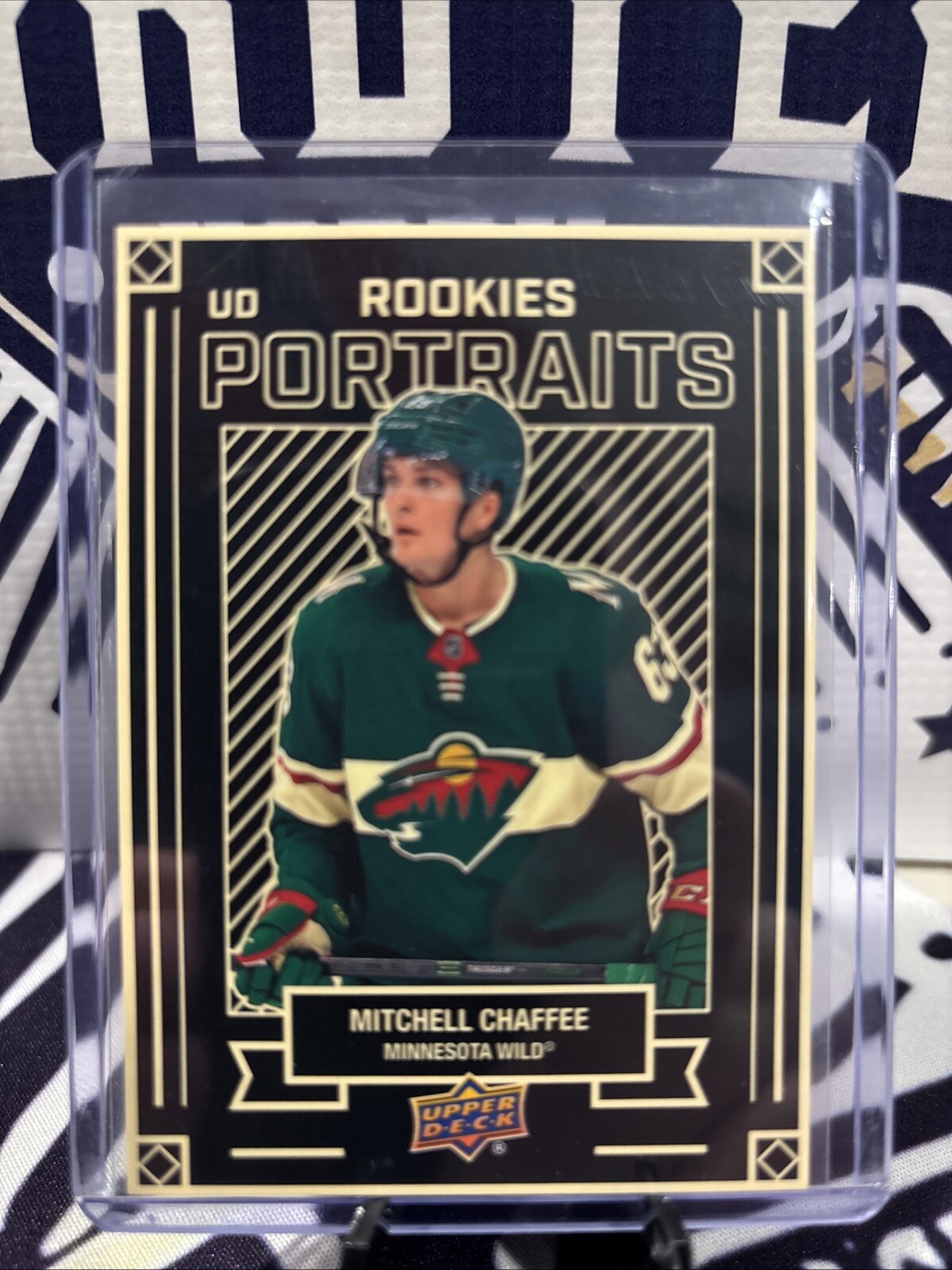 2022-23 Upper Deck Series 2 - UD Portraits Rookies #P-50 Mitchell Chaffee (RC)