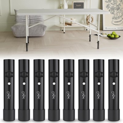 Adjustable Height Risers 3.6''/5.2''(8.1in) - Metal Extensions - 8 Pack