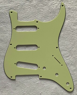 For US Fender 57' 8 screw Stratocaster  Guitar Pickguard,3 Ply Vintage Green