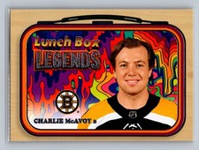 2022-23 UD Series 2 Lunch Box Legends #LB-9 Charlie McAvoy - Boston Bruins