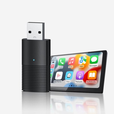 Wireless Apple Carplay Adapter USB Auto Dongle Connect Box Plug Play Für iPhone