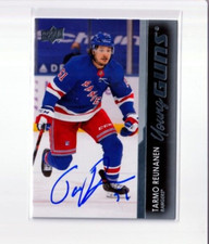 TARMO REUNANEN autographed '21/22 NY NEW YORK RANGERS 