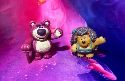 Toy Story Figure Lot Mr. Pricklepants Lotso Bear Disney Pixar Bullyland PVC Rare