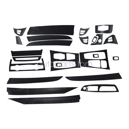 For 2008-14 BMW X5 E70 X6 E71 3D Carbon Fiber Pattern Interior DIY Trim Decals - Picture 5 of 10
