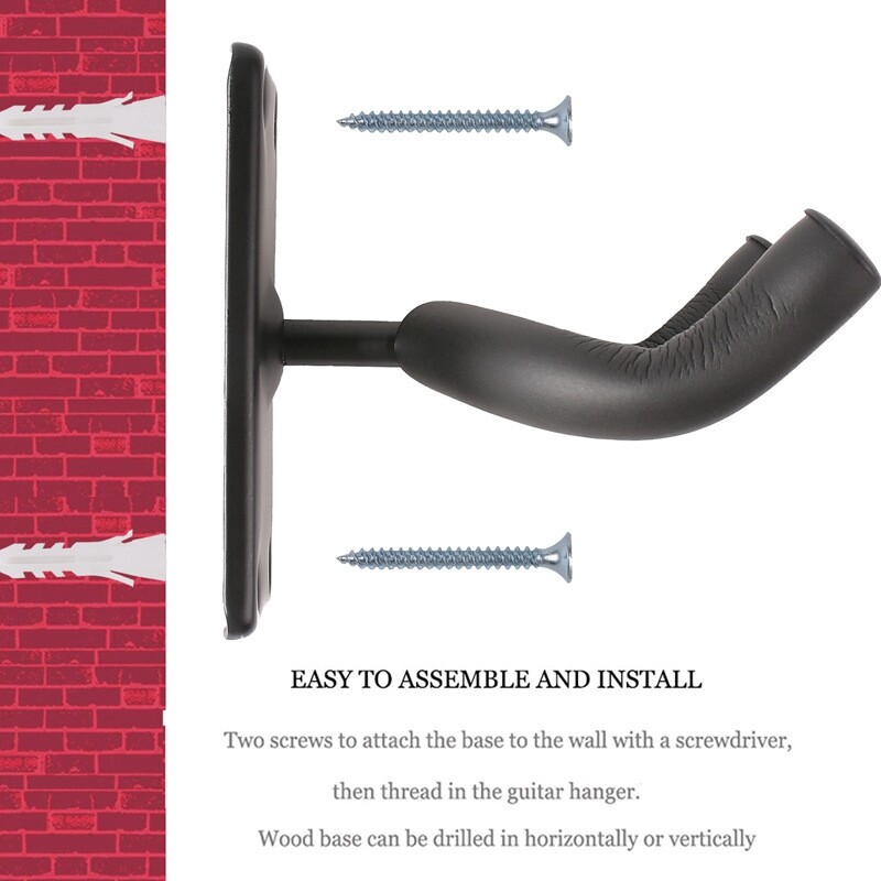 2Pack Guitar Hanger Guitar Hook Guitar Stand Guitar Wall Mount Hanger