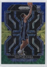 2021-22 Panini Prizm Choice Blue Yellow & Green Prizm Santi Aldama #276 i3h