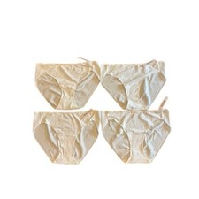 New Soma Vanishing Edge Bikini Panties Sz Large Ivory 4 Pack