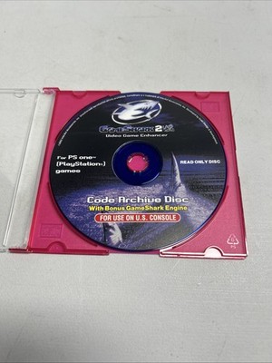 GameShark 2 V2 for PS One PS1 Playstation Read Only Archive Disc PS2 A through E