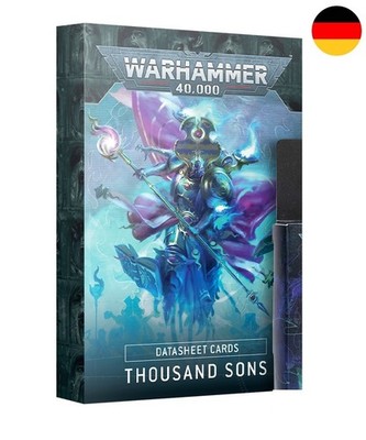 Datenblattkarten: Thousand Sons (DE)