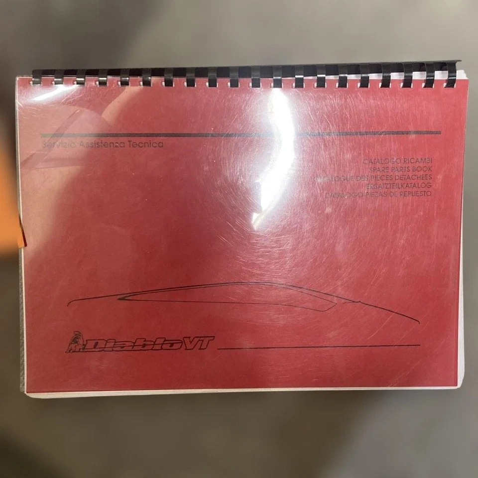 Lamborghini Diablo VT 1994 manual de taller italiano/inglés usado Foto 2 de 4