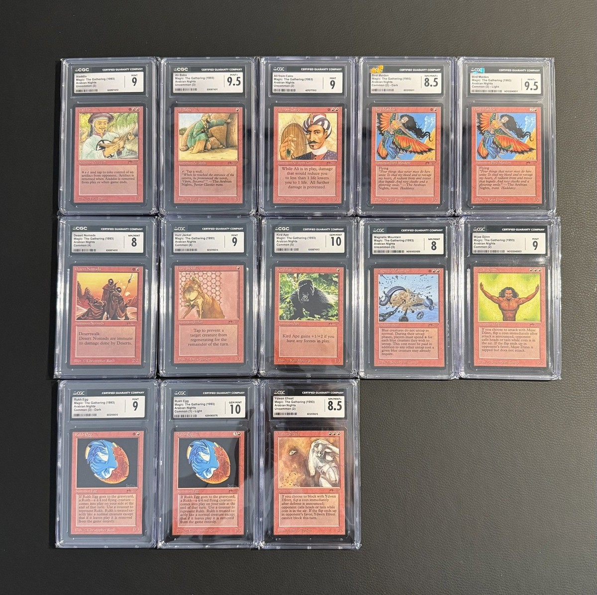 Mtg Arabian Nights Complete Set CGC 8+ | eBay