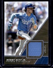2026 Topps Bobby Witt Jr. Major League Material Jersey #MLM-BW Royals