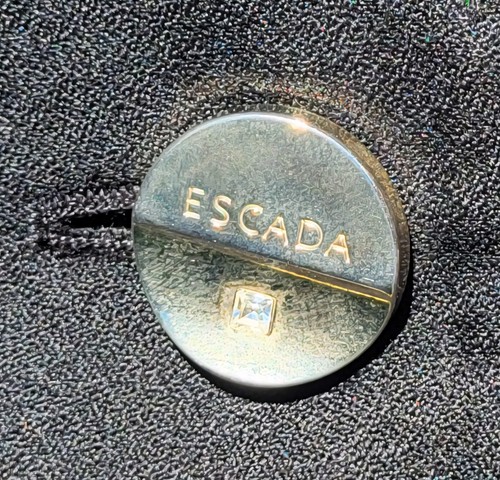 ESCADA Blazer Jacket Black Ivory Accents Women's Size 36 Single Breast Vintage - Bild 8 von 18