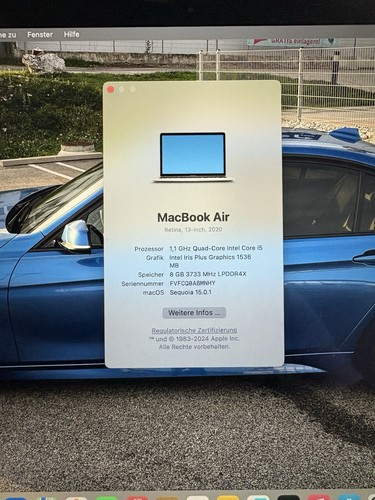 Apple MacBook Air 2020 |13.30"|i5|8GB|256GB SSD|QWERTY - Afbeelding 3 van 6