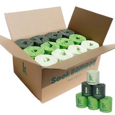 24 Rolls of Premium Bamboo Toilet Paper 3-Play Softness & Strength - 300 Sh...