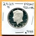 Gem 2020-S Proof Ultra-Cameo Silver (.999) Kennedy Half Dollar - Free Shipping