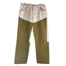 VTG Wrangler Sz 38x30" Rugged Wear Brush Jeans Pants Outdoor Ranch Chore Western