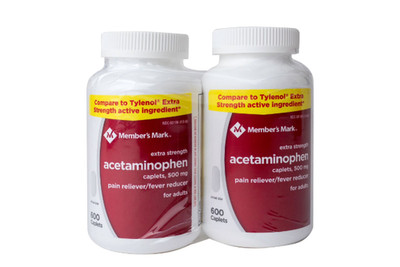 Member's Mark - Acetaminophen 500 mg, 1200 Caplets, Pain Reliever