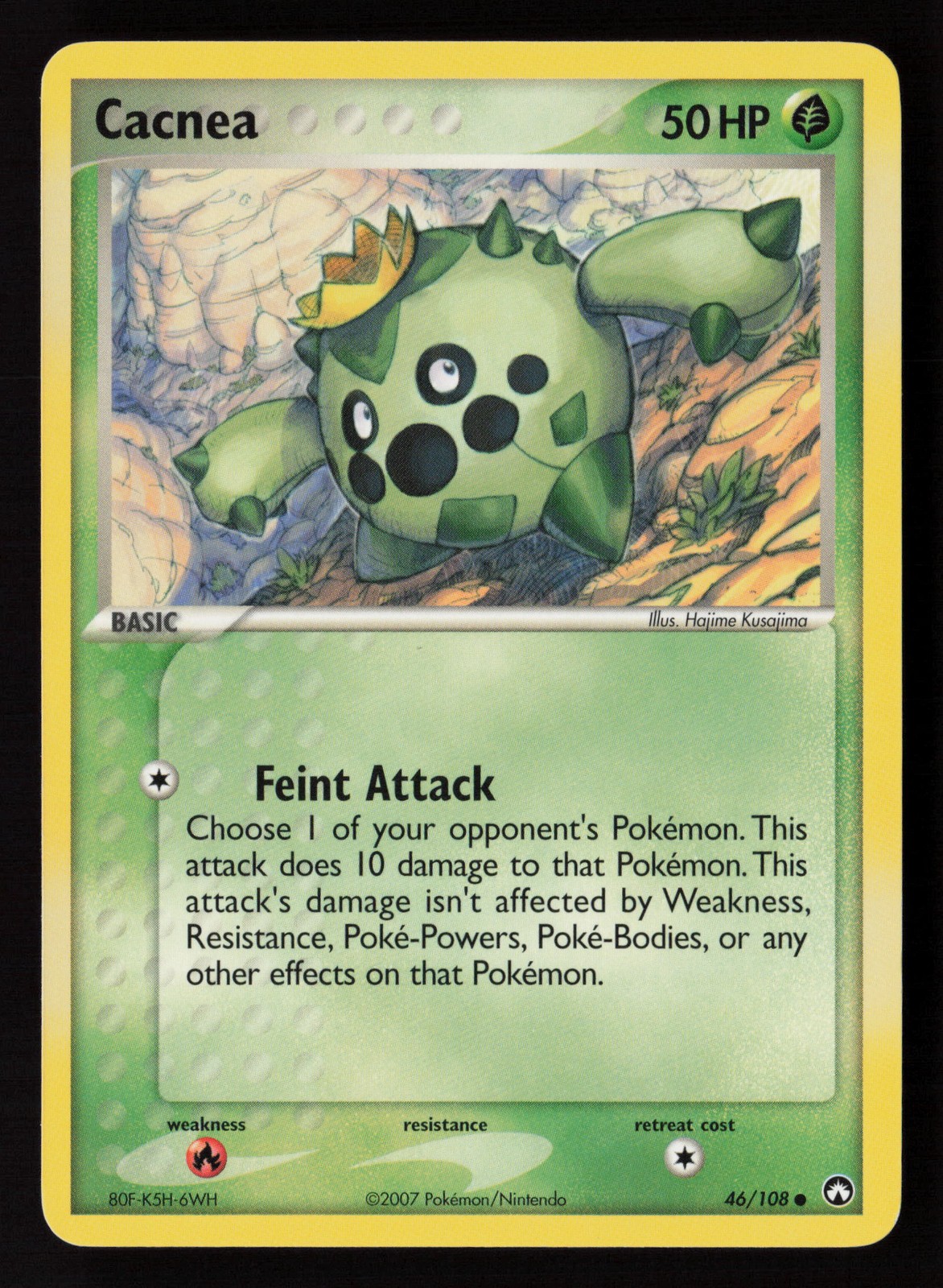 Cacnea 46/108 Power Keepers Pokémon TCG NM