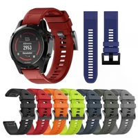 26mm Quick Fit Silicone Watch Band For Garmin Fenix 9 8 Pro 9 7X 6XPro 3HR Strap