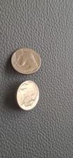 Lot de 2 boutons pièce USA tête d'indien buffle tige nickel excellent état 