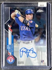 Solak, Nick - 2020 Topps Chrome - Rookie - Autograph - INV5