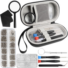 Eyeglass Repair Kit with Screws, Glasses Repair Kit with Case Eye Glass Repairin