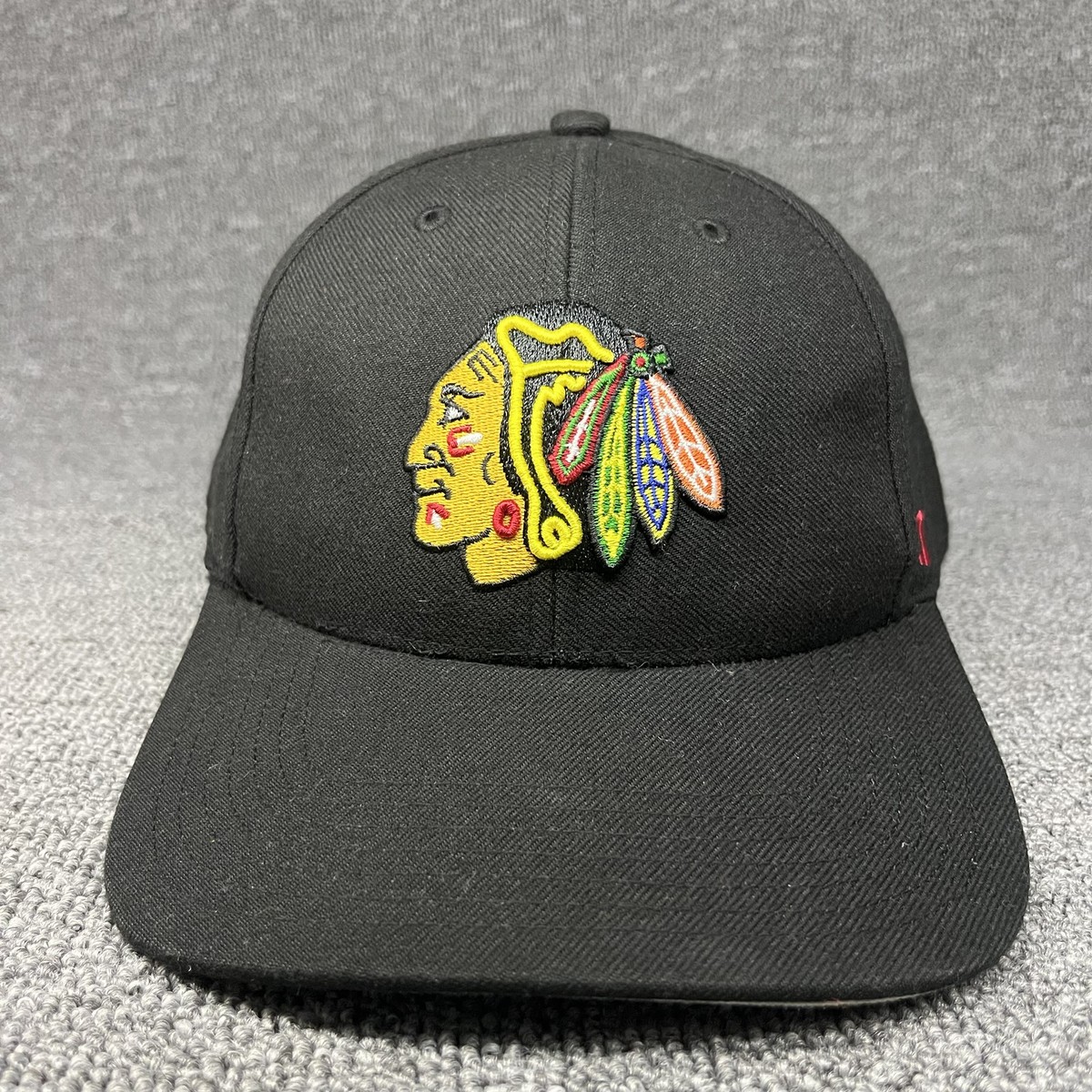 Chicago Blackhawks '47 Brand MVP Snapback Hat Black NHL Curved Brim Cap