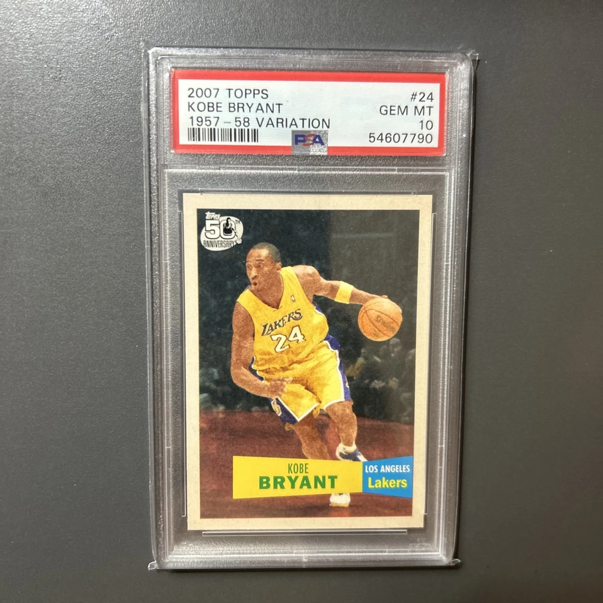 Kobe Bryant Professional Sports Authenticator (PSA) Basketball
