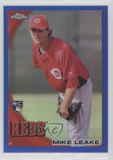 2010 Topps Chrome Blue Refractor 91/199 Mike Leake #176 fm0