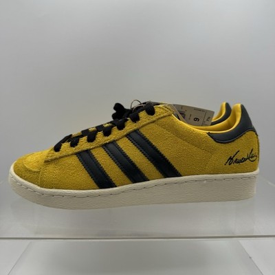 Brand New Adidas Jabbar Low Bruce Lee Game Death Yellow JR1597 Men s 8 Women s 9
