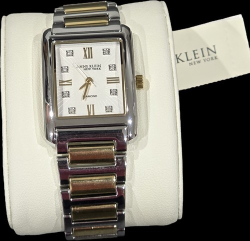 $299- Anne Klein 12/7745SVTT New York Gold-Tone Stainless Ladies Quartz - Picture 2 of 5