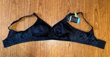 NWT Bali DF3820, Double Support Wireless Full Coverage Bra In Black, Size 38B