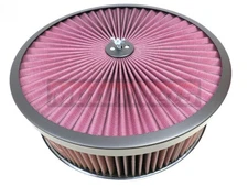 14x3" Superflow Air Cleaner Washable Hi-Lip Drop Base Extraflow Chevy Ford Mopar