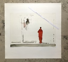 Oskar Koller  Kunstdruck  1989	Mensch in der Stadt