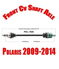 Front Cv Shaft Axle Polaris Ranger 4x4 500 EFI 6x6 800 Crew EPS LE EFI HD XP EPS