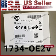 New Allen-Bradley AB 1734-OE2V SER C POINT I/O 2 Point Analog Output Module