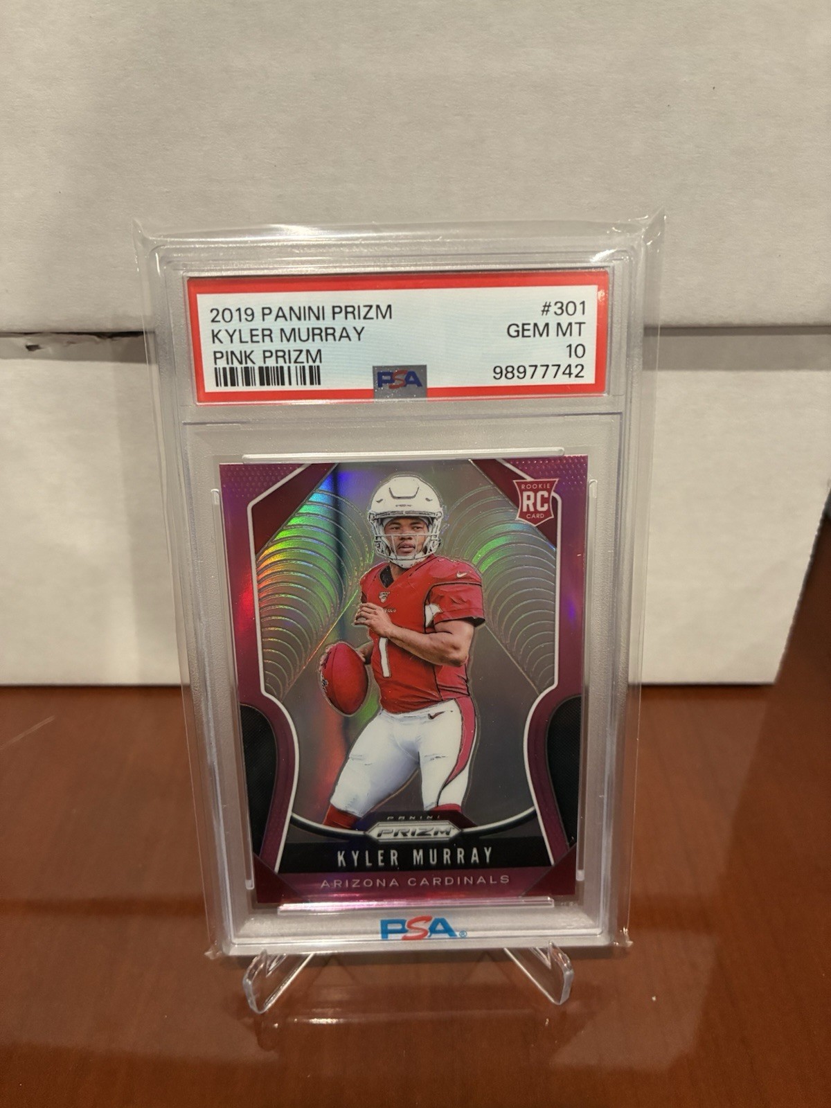 2019 Panini Prizm Kyler Murray Pink Prizm Psa 10 Cardinals Rookie Rc Qb