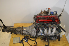 Jdm Sr20det Nissan Silvia S13 Turbo Motor 5-sp Trans Wiring Ecu Sr20 Red Top.