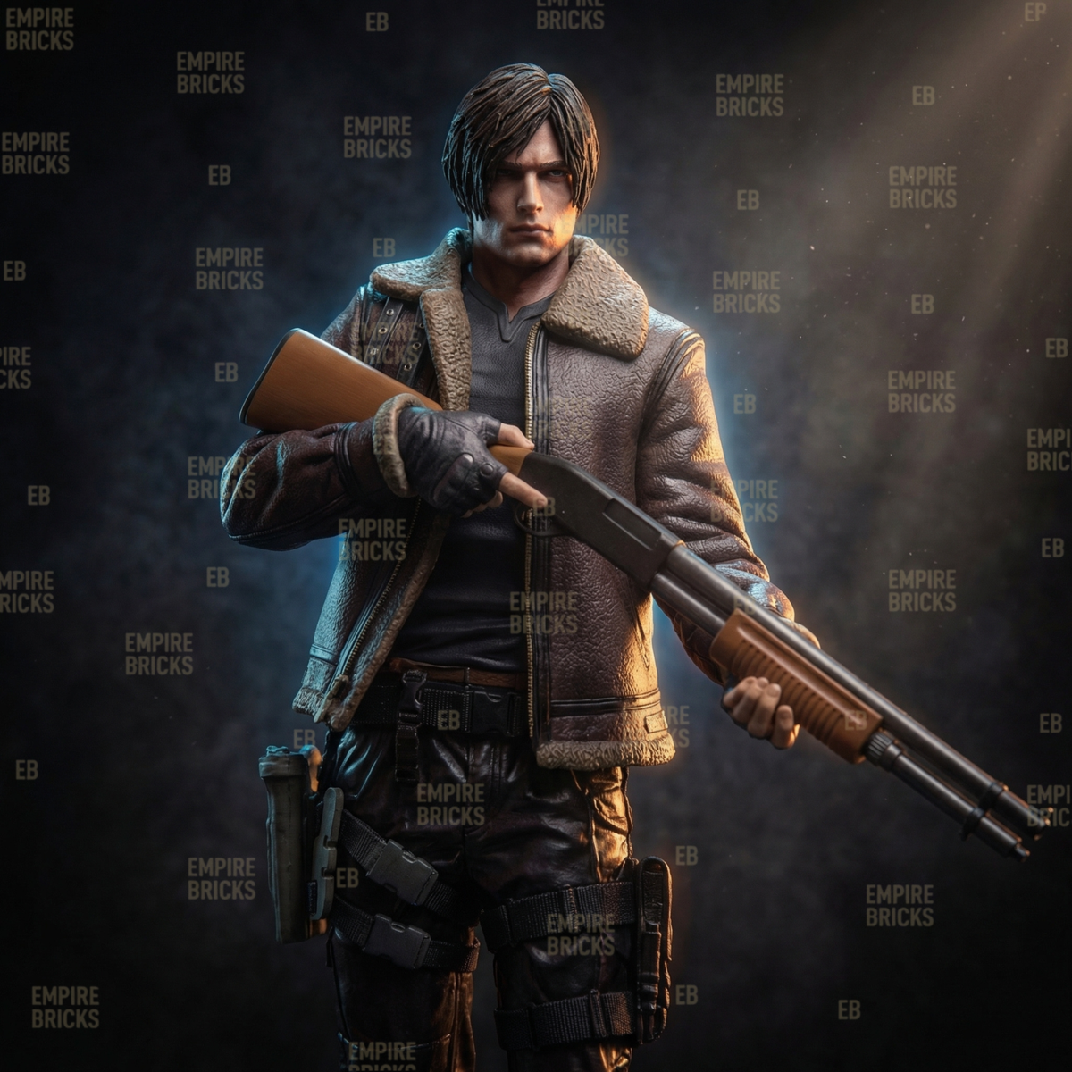 Resident Evil 4 Remake Collector's Edition Leon Statue Figure Box