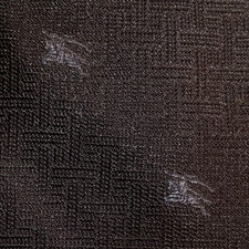 BURBERRY MENS SILK DRESS TIE SLIM SKINNY BLACK GRAY PRORSUM LOGO 60"