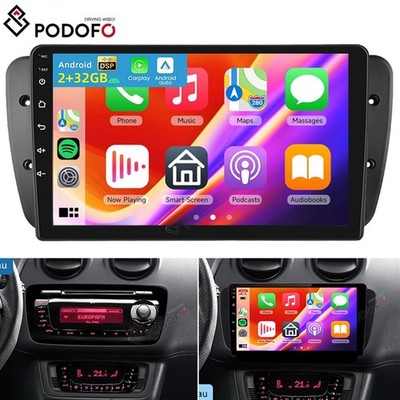 9'' Autoradio Für Seat Ibiza 6j 2009-2013 GPS NAVI Android 15 RDS BT Carplay WIFI